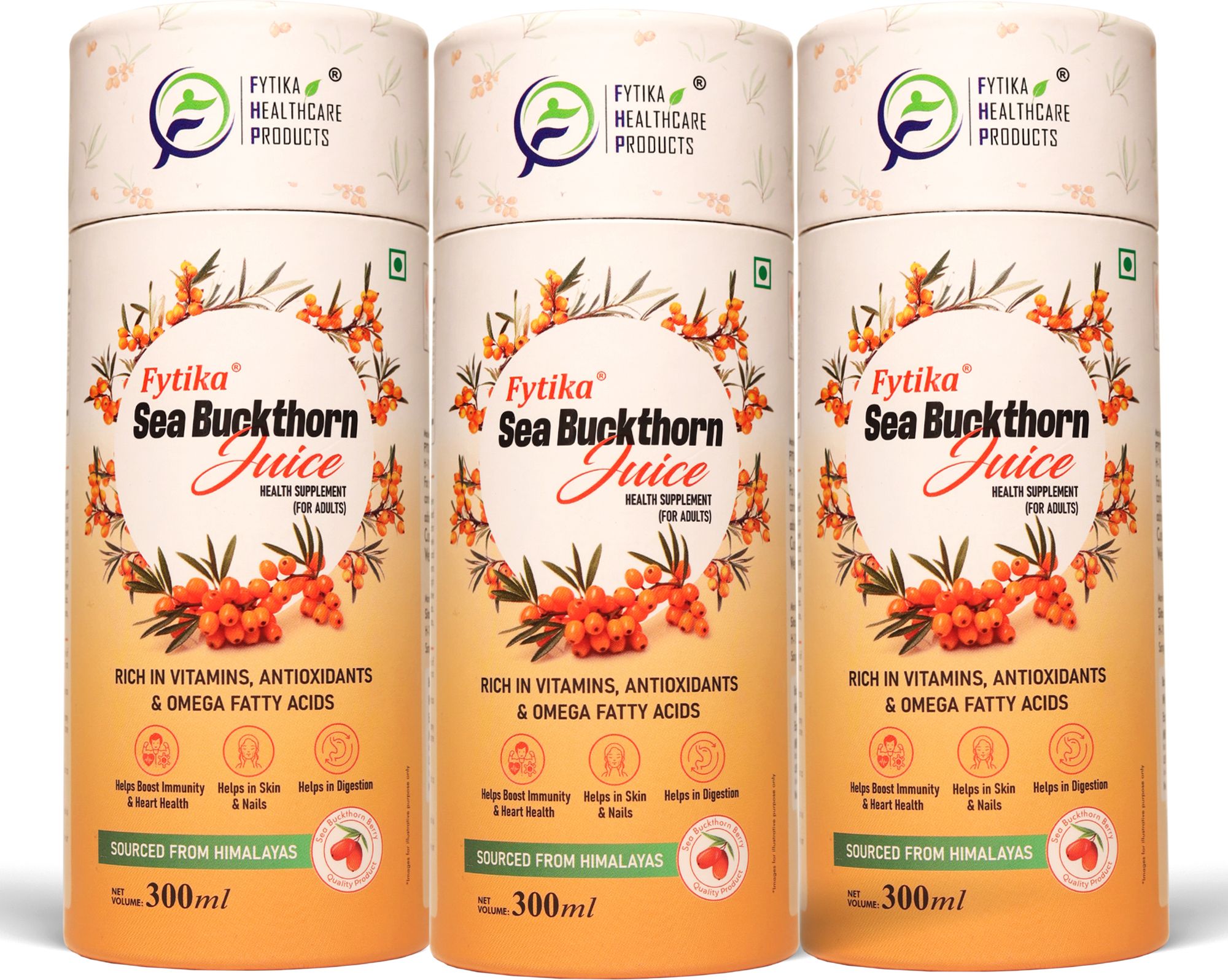 Sea Buckthorn Juice | Pulp Concentrate, For Men & Women | 900 ml-image-36