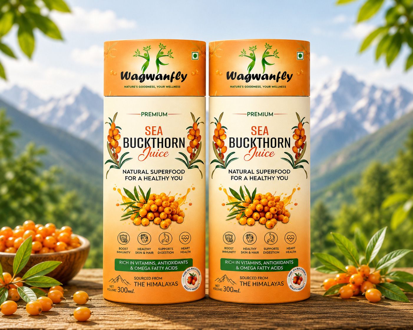 wagwanfly Sea Buckthorn Juice | Vitamin C & Omega 3, 6, 7, 9 Natural Health Drink-picture-18