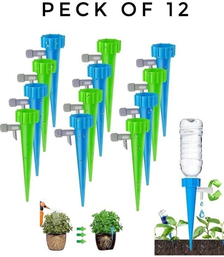 Automatic Plant Watering Spikes Pack of 12 Adjustable Drip Irrigation-b Drip Irrigation Kit-image-10