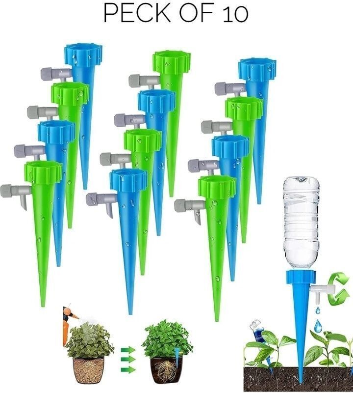 Automatic Plant Watering Spikes (Pack of 10) Drip Irrigation Kit-image-5