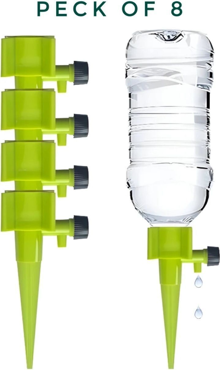 Pack of 8 Plant Watering Spikes Drip Irrigation System for Garden Pots Drip Irrigation Kit-image-25