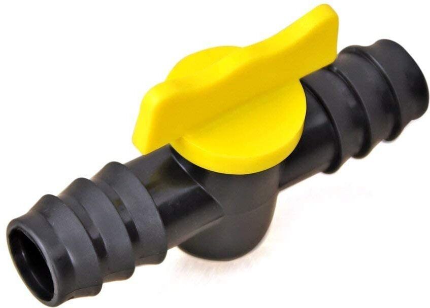 fasmart 12mm Inline Pipe Cock Straight Connector with Tap Multicolor (Pack of 10) Drip Irrigation Kit-picture-5