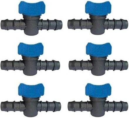 pmw 16mm straight connectors with tap - 25pcs Drip Irrigation Kit-picture-26