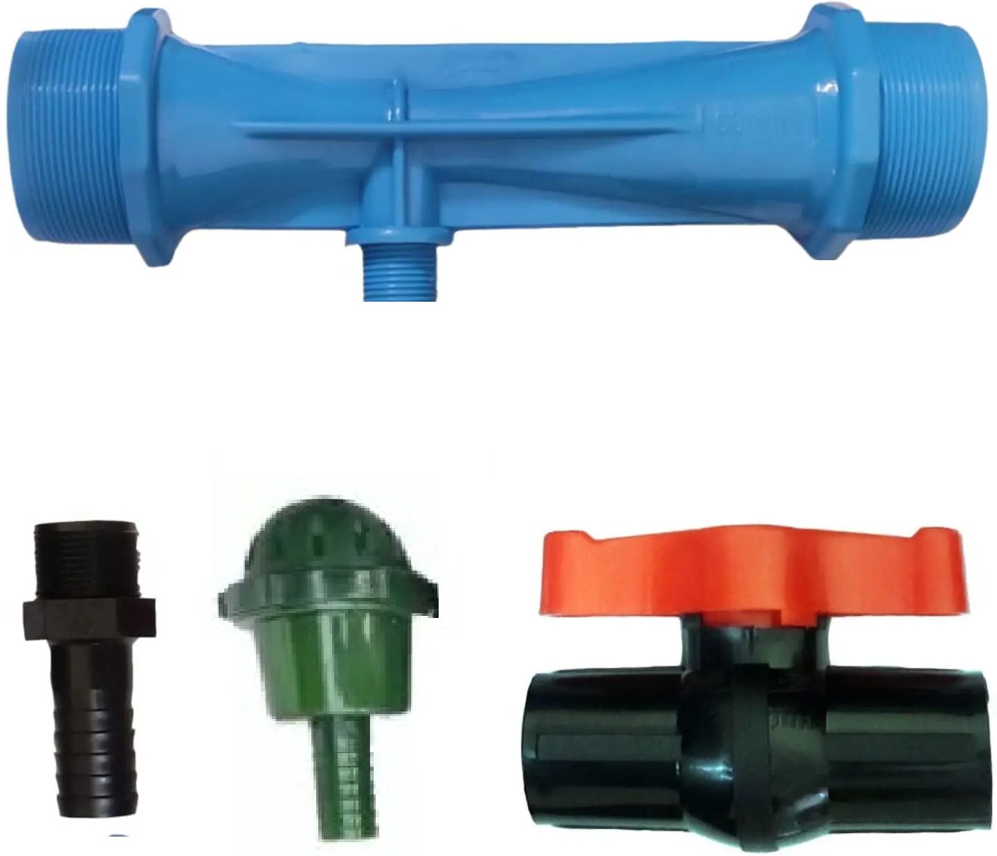 Venturi Farming Water Tube Fertilizer Injectors Device L 12" W 2" Threaded Drip Irrigation Kit-image-36