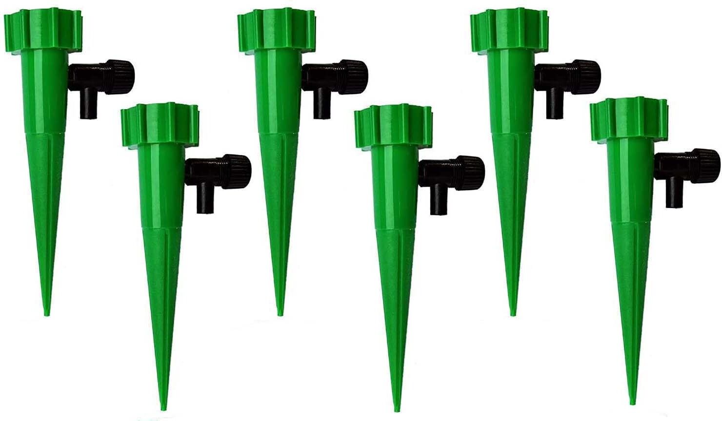 Self-Watering Spikes Automatic Plant Water Dropper for Gardens Pack of 6 Drip Irrigation Kit-image-12