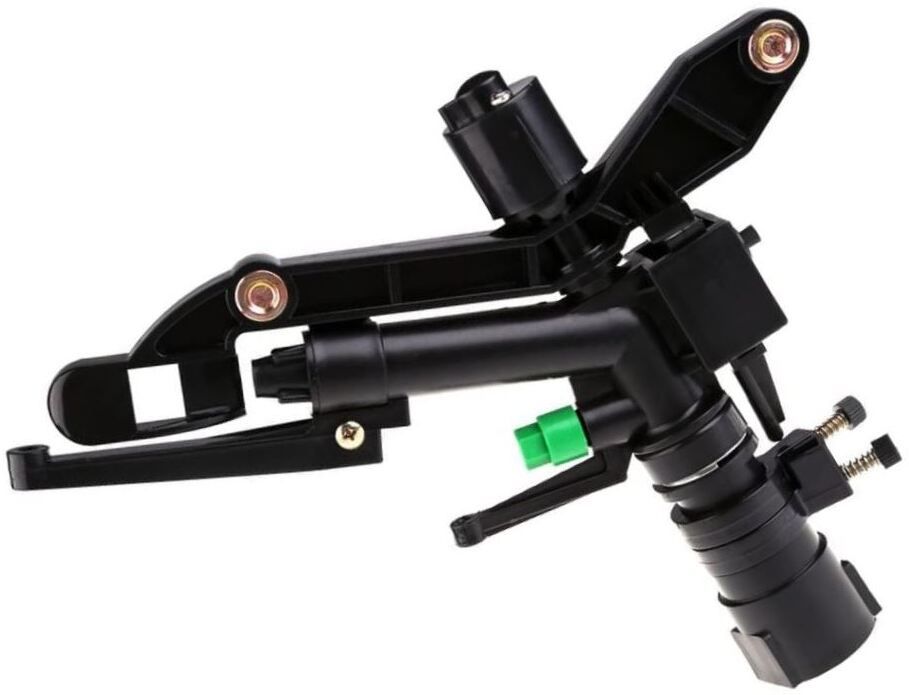 360 Deg 1" Female Thread Spray Automatic Rotating Rocker Arm Sprinkler Watering Drip Irrigation Kit-image-14