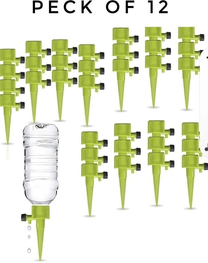 Plant Watering Spike Drip Irrigation System for Garden Pots (Pack of 12) Drip Irrigation Kit-image-48
