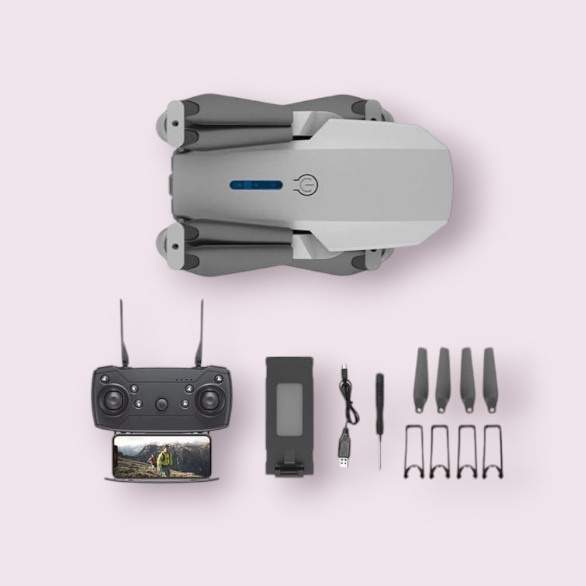 swa mi E88 4K Video Laser Obstacle Avoidance Drone Global Range Drones With HD Camera_1 Drone image 1