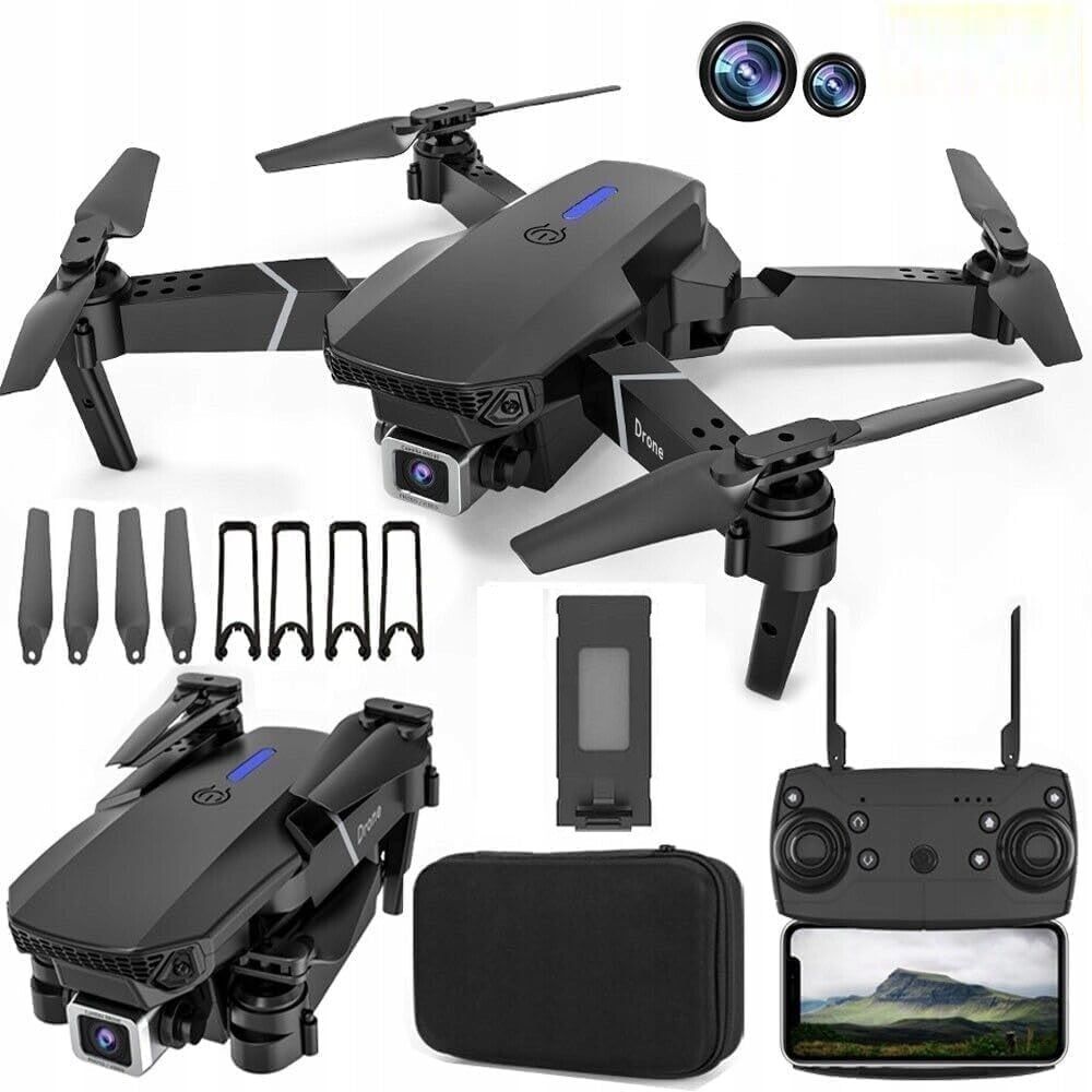 crisantowilla Drone with 4k Camera Foldable 1080P HD Drone Smart Gestures Selfie Drone-picture-18