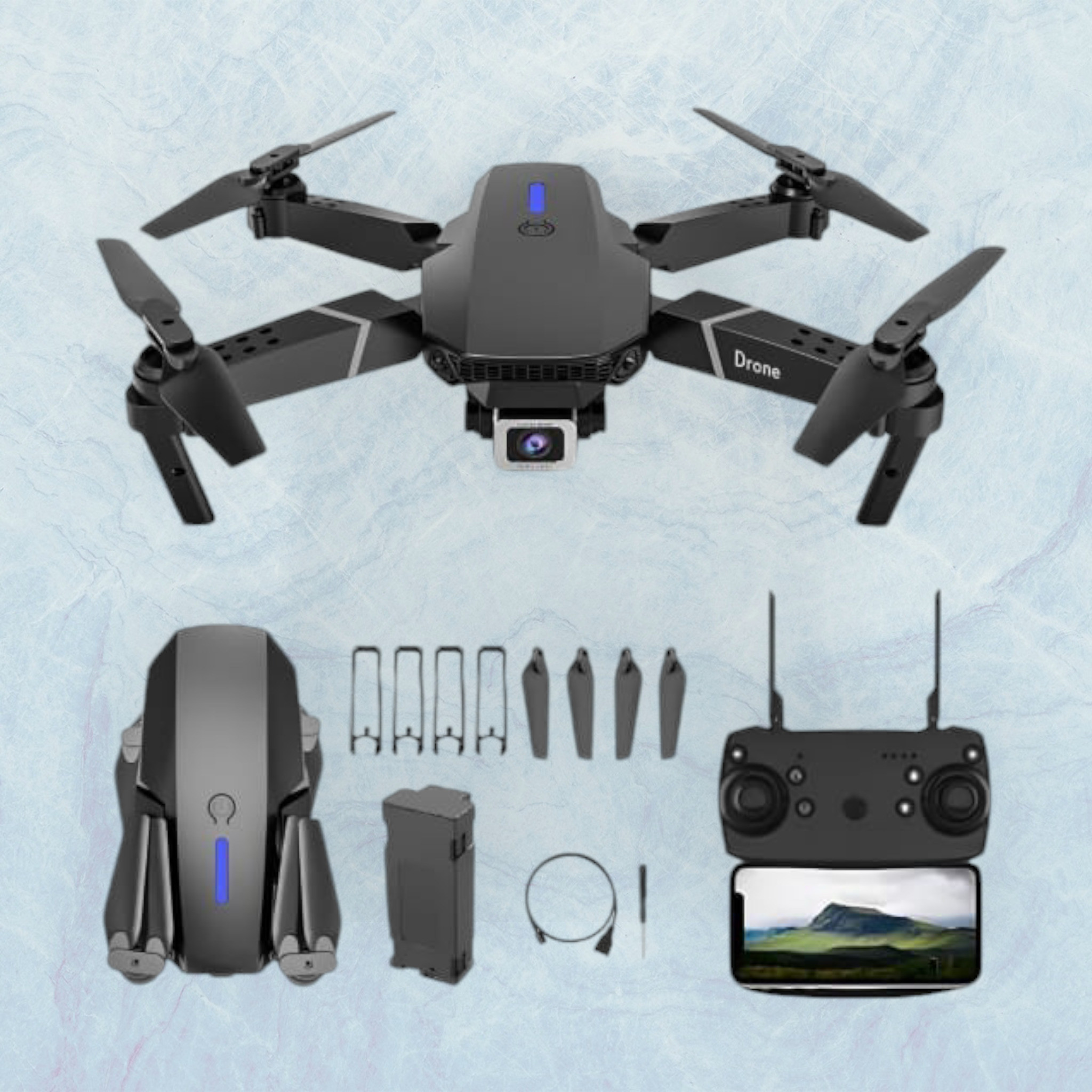 swa mi Drone Remote Control Quadcopter 360 Flip Stunt_a29 Drone image 1