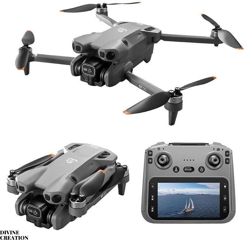 GT50 Pro Foldable 4K GPS Smart Drone with HD Camera,Optical Flow Positioning J17 Drone-image-26