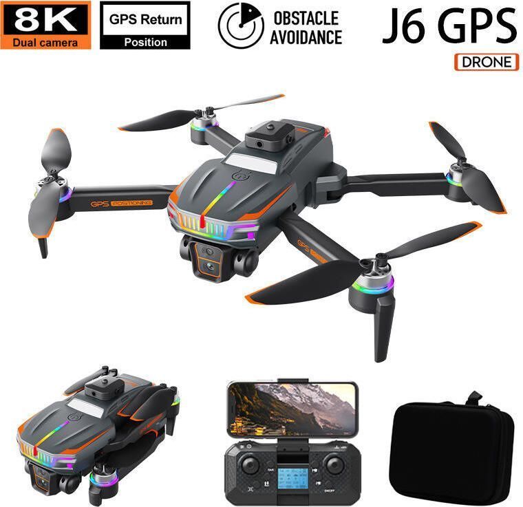 viniz J6 Pro Brushless Motor Drone Camera Drone 480p with 360°, Headless Mode Drone-picture-18