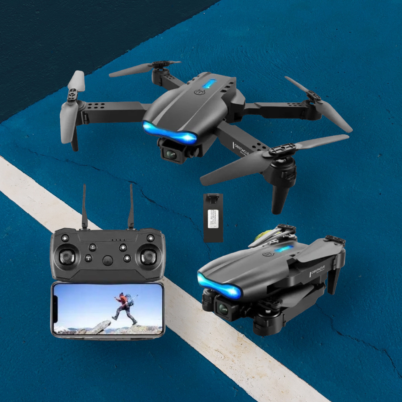 swa mi Drone WiFi Camera Remote Control-Motion Control-Spin Fine Tuning drone 12 Drone image 1