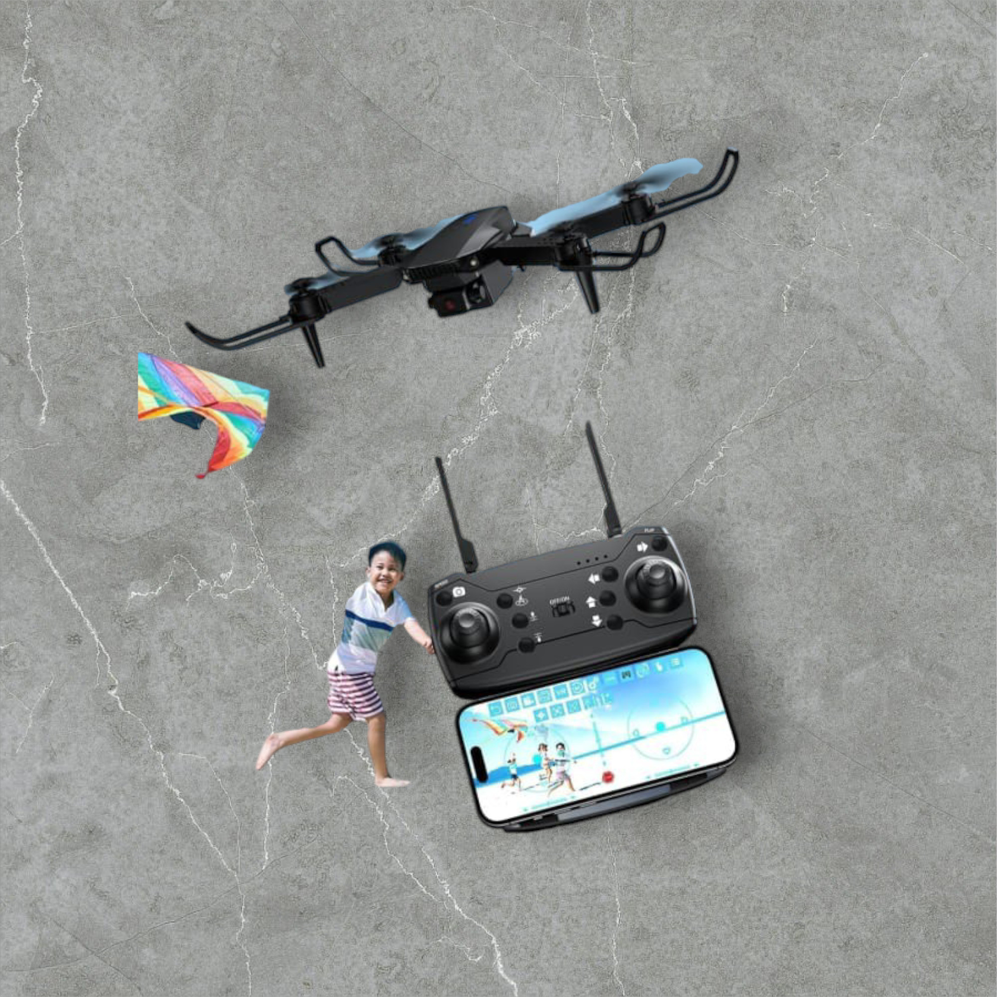 swa mi Drone WiFi Camera Remote Control Quadcopter 360' Flip Stunt Dronee_10 Drone image 1