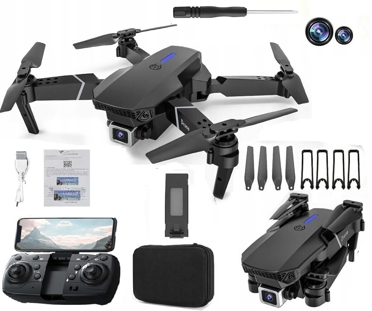 wallinstik E88 Drone upgraded version 4k dual camera drone Smart Gestures-Class Drone-picture-30