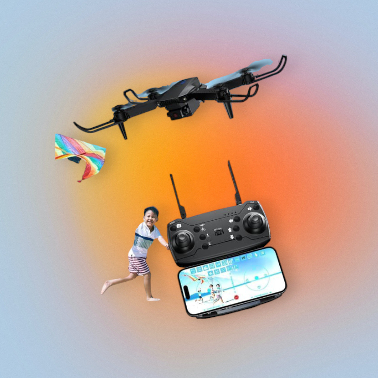swa mi Drone WiFi Camera Remote Control Quadcopter 360' Flip Stunt Dronee_20 Drone image 1