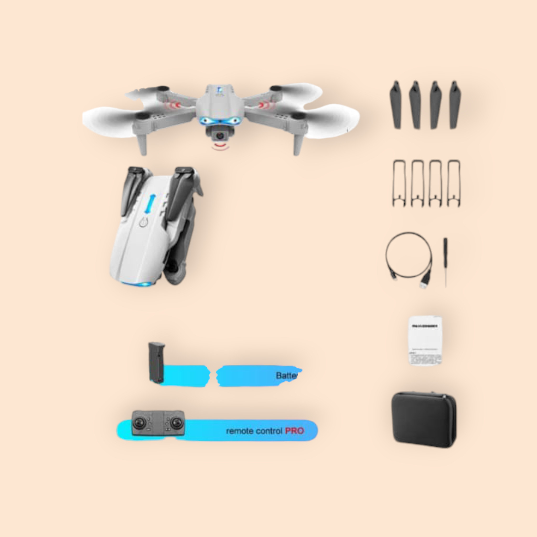 swa mi K3&E99 HD Drone 4K Camera For Adults professional Grey 3 Smart _4 Drone image 1