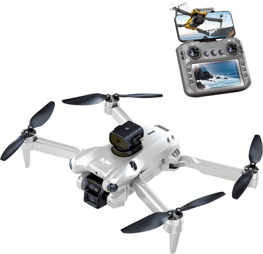 papaspace DJW M4 Ultra 4K Foldable Drone with Display Remote & Brushless Motor Drone-picture-10
