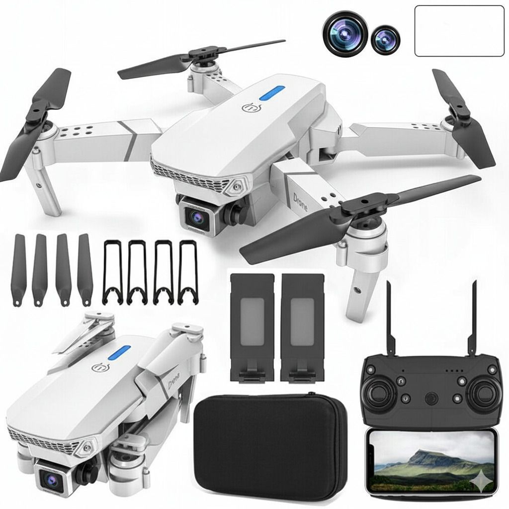 RC Drone with 4k Camera Foldable 1080P HD Drone Drone Drone