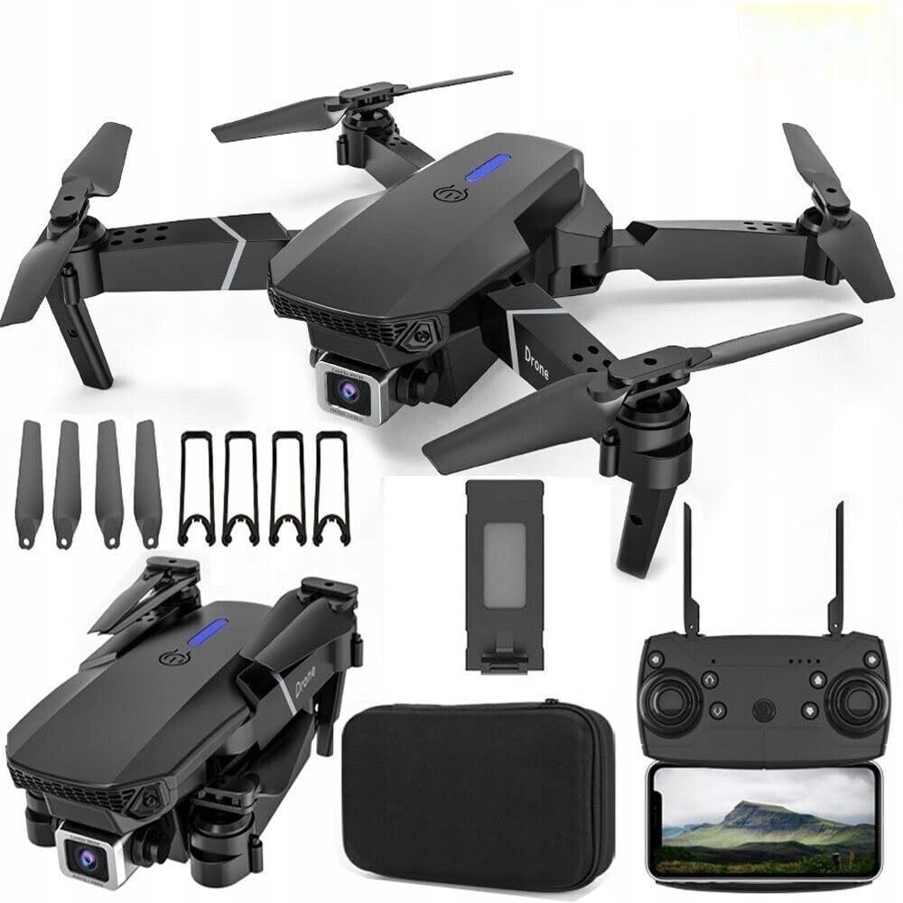 Foldable Drone with 4K/HD Dual Camera | FPV Live Video, WiFi, Gesture Drone Drone-image-11