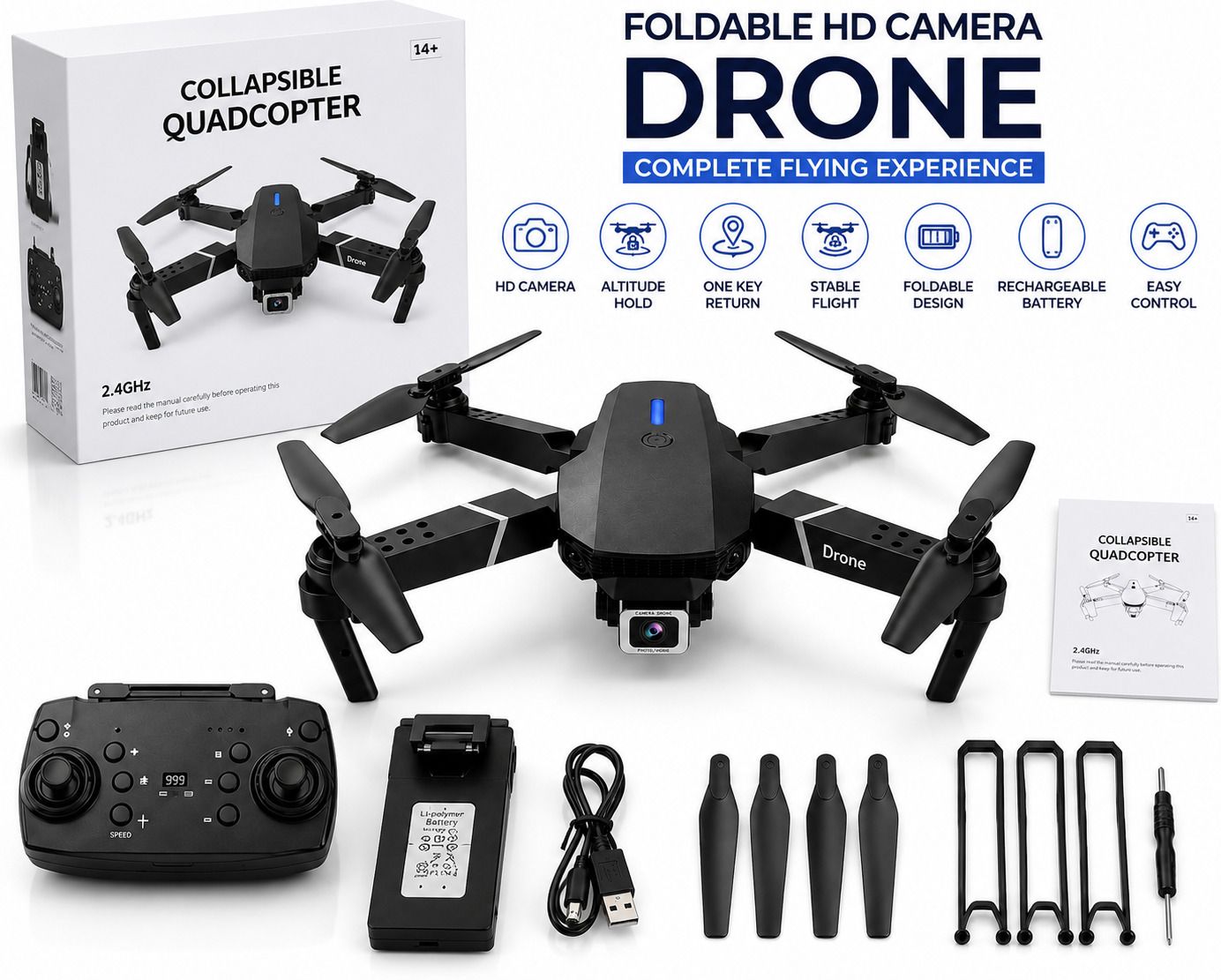 colorsole Pro 4K Dual Camera Quadcopter Flying Long Range FPV RC Foldable Mini1 Drone Drone-picture-36