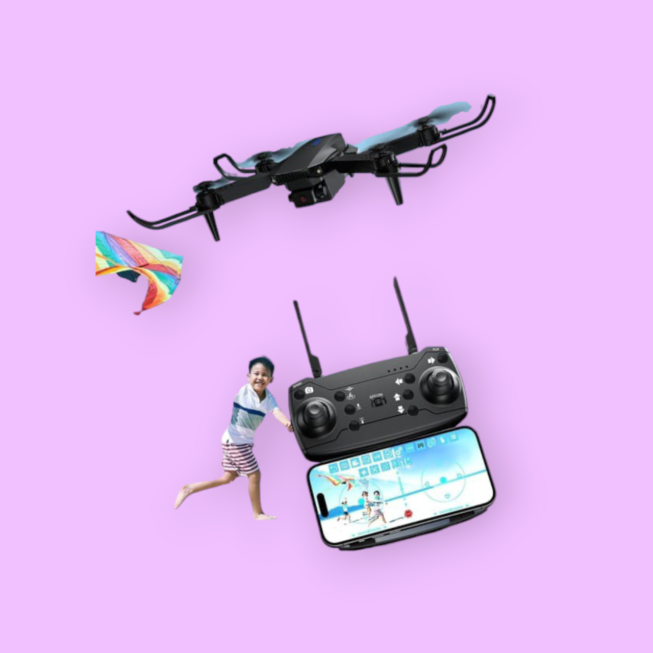 swa mi Drone WiFi Camera Remote Control Quadcopter 360' Flip Stunt Dronee_15 Drone image 1