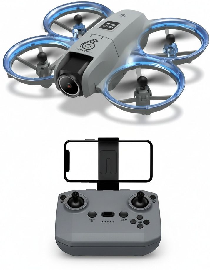 Mini HD Dual Camera with Dual Battery, WiFi FPV & RTH for Beginners Drone-image-7
