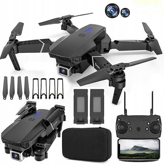 avsar E-88 Pro 4K WiFi Dual Camera Drone for Adults & Kids Drone Drone-picture-0