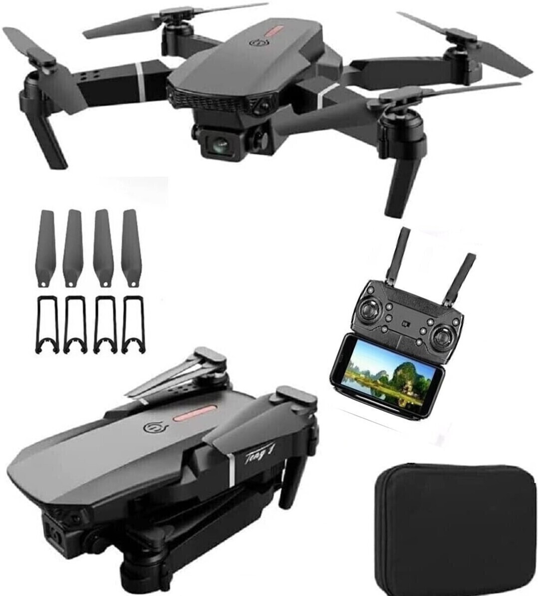 swa mi E88 Pro WiFi Camera Drone Remote Control Quadcopter 360 Flip Stunt Drone1 Drone image 1