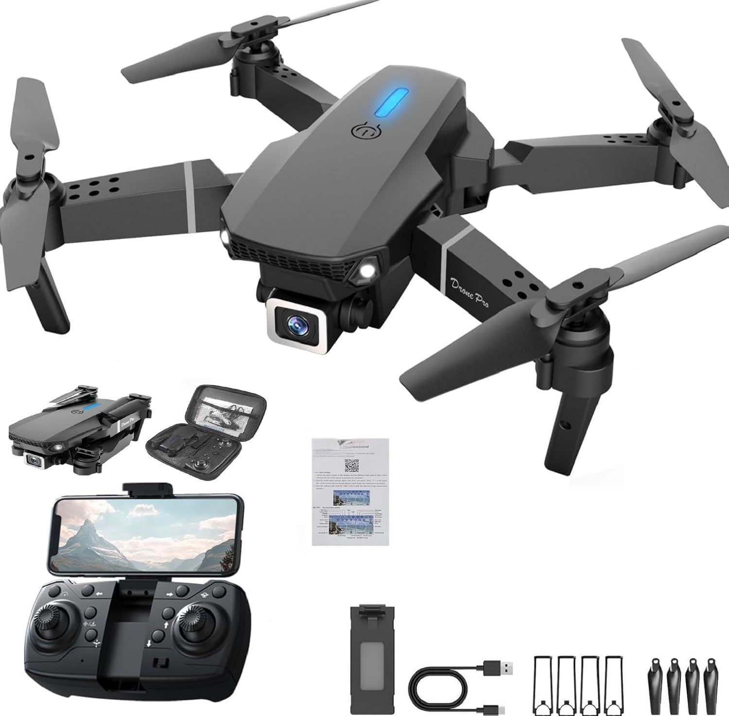dRoNe-wItH-CaMeRa-fLaSh-lIgHtS-FoR-AdUlTs-4K-1080P-Hd-dRoNeS-ToYs-gPs-aUtO Drone-image-23