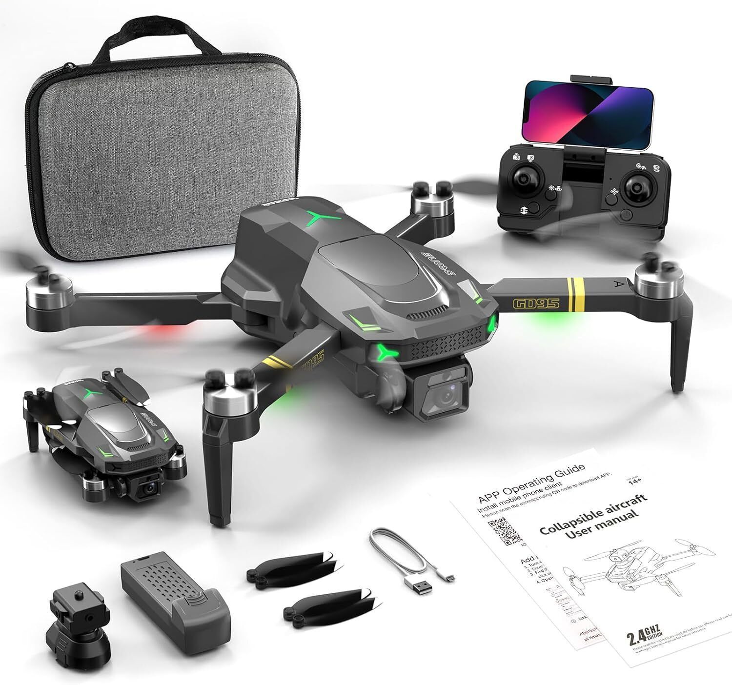 vikona GD95 Drone With Directions 360 Degree Obstacle Avoidance & Screen Camera Drone-picture-28
