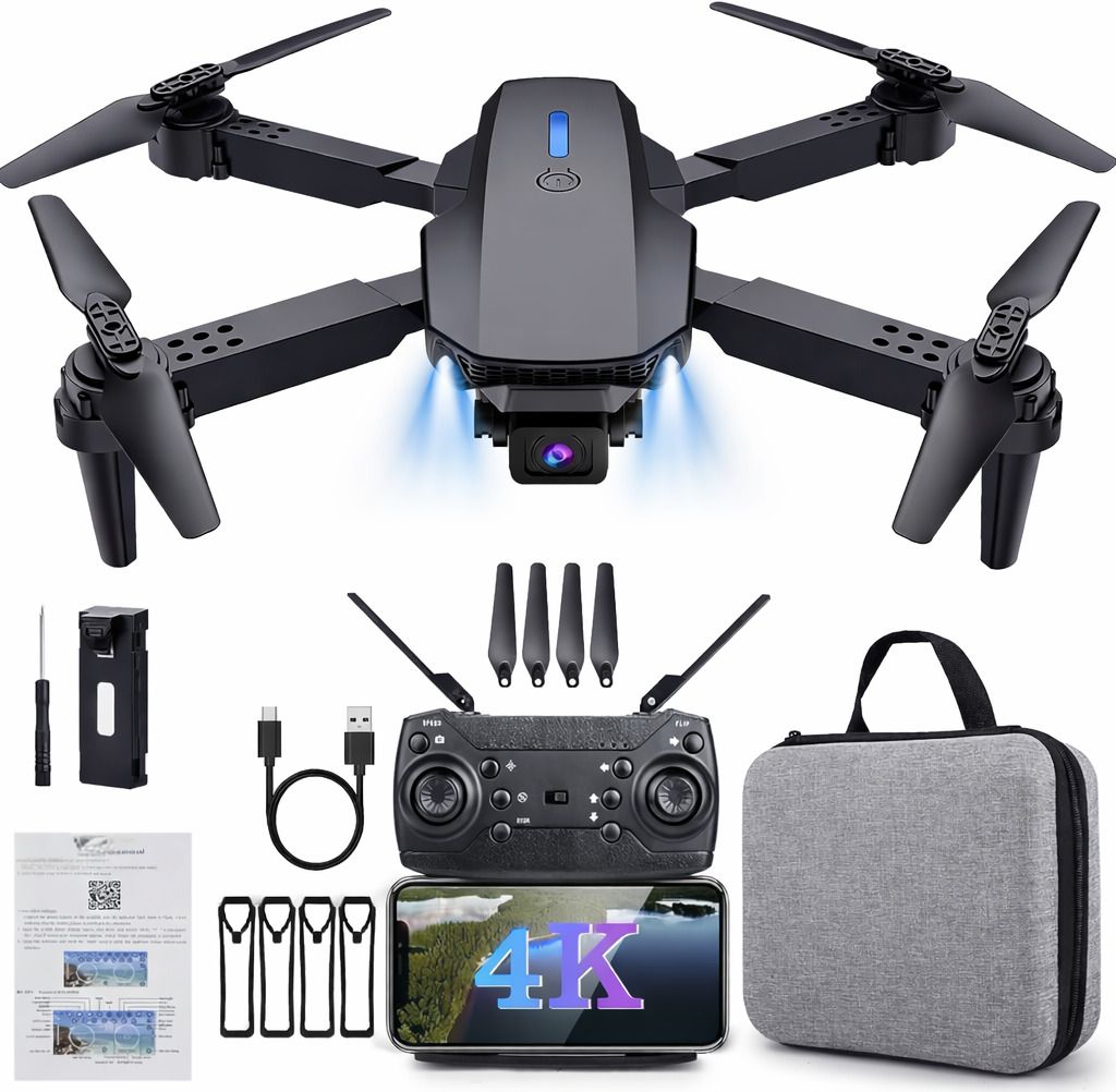 super toy Drone with 4k Camera Foldable 1080P HD with FPV Live Video(colour may vary)Drone Drone-picture-30