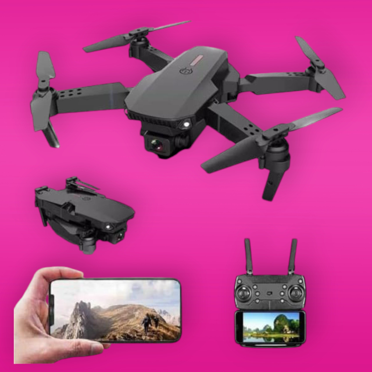 swa mi E88-New Pro Version Drone With Dual Camera Drones For Adults Drone _a21 Drone image 1