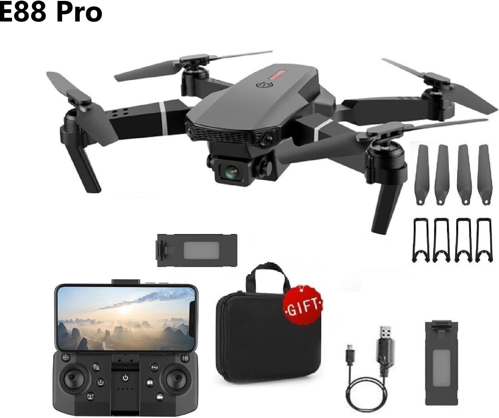 swa mi K3&E99 HD Camera Drone Single Battery combo for Live Video RC Quadcopter Drone1 Drone-picture-36