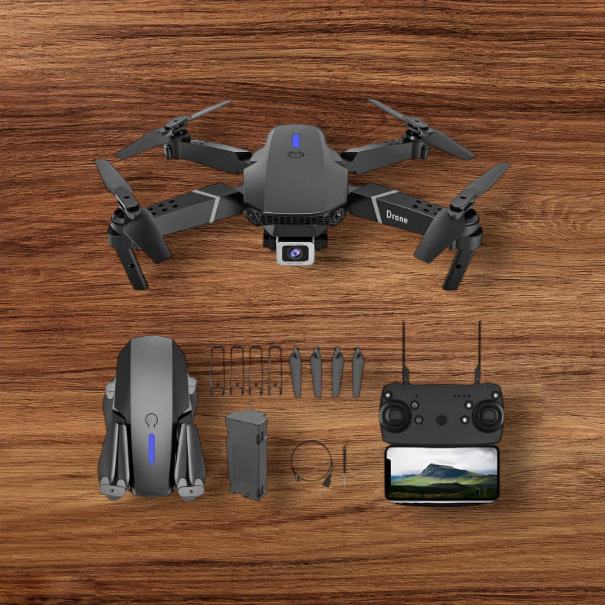 swa mi Drone Remote Control Quadcopter 360 Flip Stunt_a3 Drone image 1