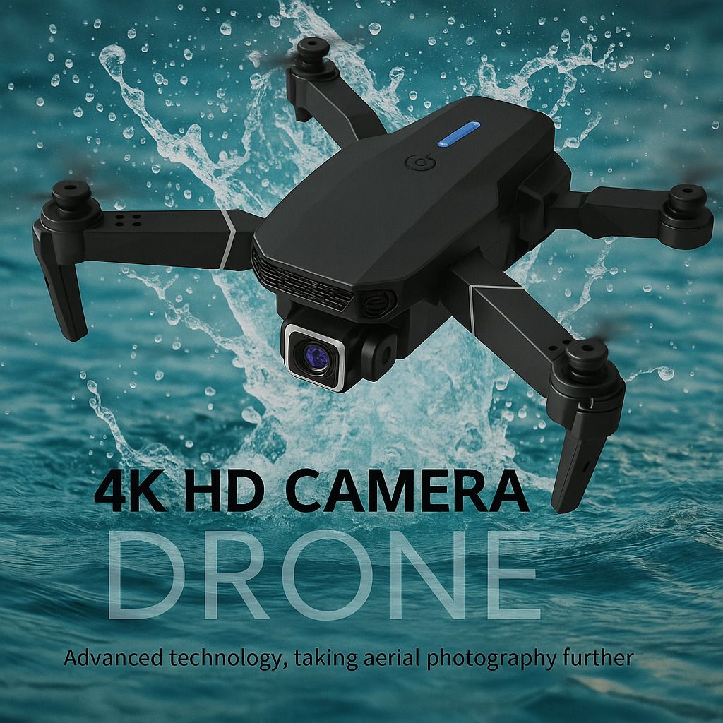 M ONE Drone (Black)|Dual Battery Pack|GPS Navigation|4K UHD Camera+1080P| Drone