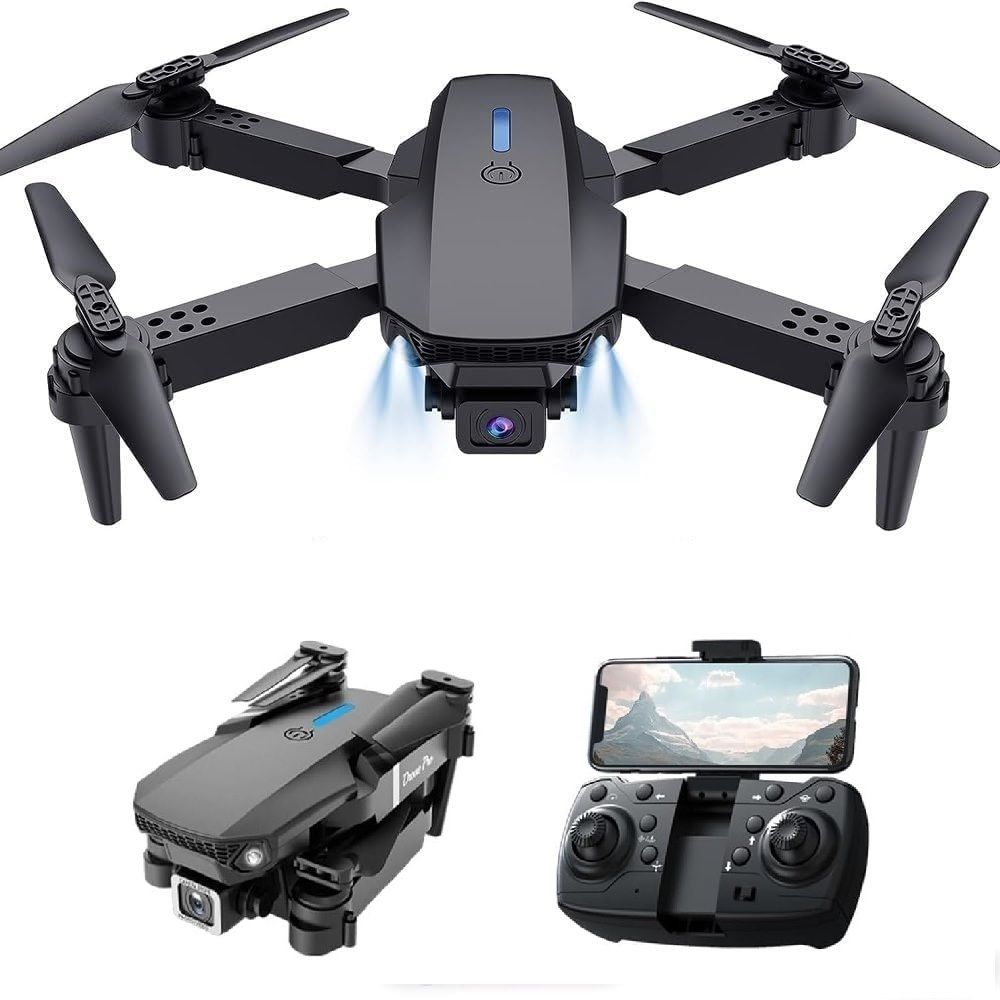 Drone With Dual Camera Brushless Motor, One-Click Takeoff/Landing Flip Drone-image-2