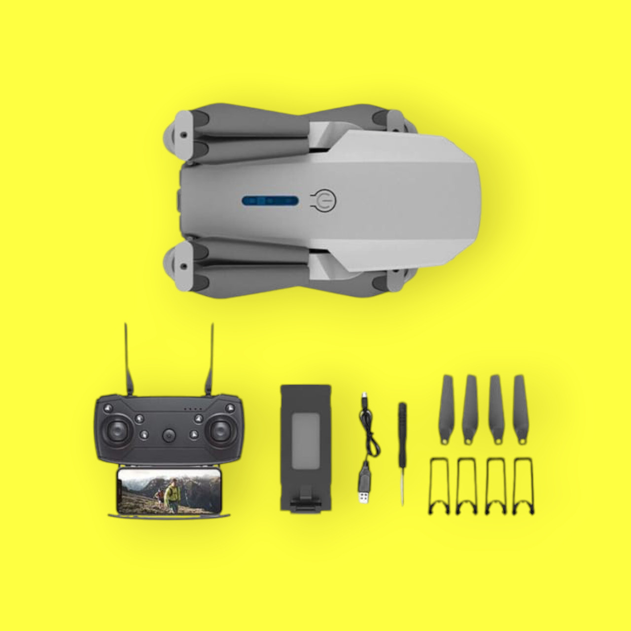 swa mi E88 4K Video Laser Obstacle Avoidance dronGlobal Range Drones With HD Camera_13 Drone image 1