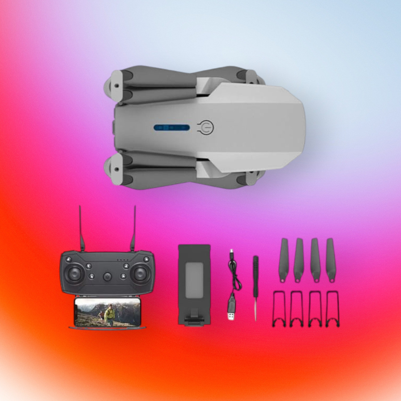 swa mi E88 4K Video Laser Obstacle Avoidance dronGlobal Range Drones With HD Camera_21 Drone image 1
