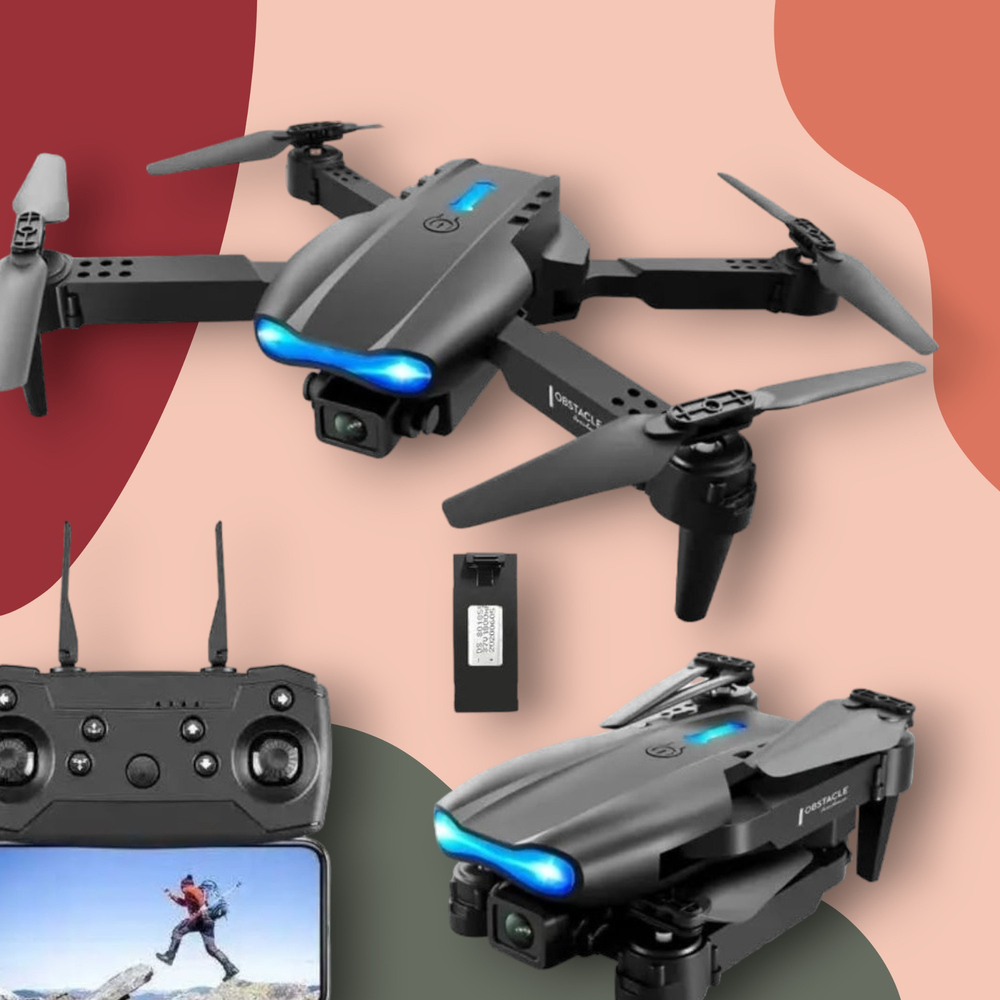 swa mi Drone WiFi Camera Remote Control-Motion Control-Spin Fine Tuning drone 26 Drone image 1