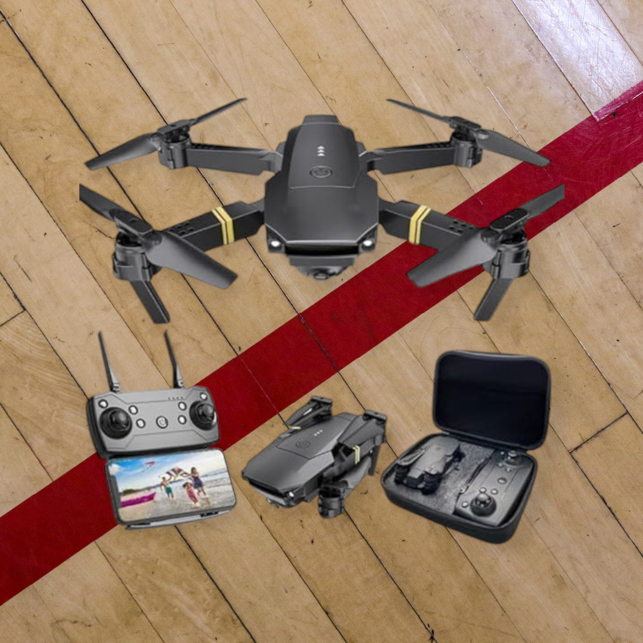 swa mi Foldable Remote Control Drone with Camera HD Wide Angle Lens_28 Drone image 1