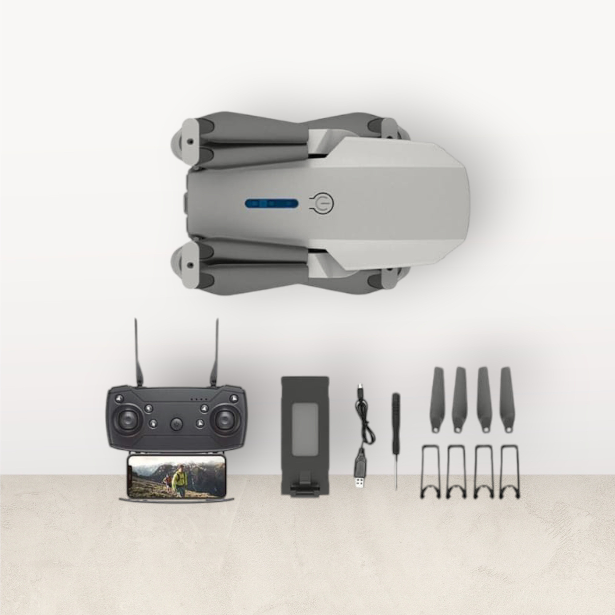 swa mi E88 4K Video Laser Obstacle Avoidance Drone Global Range Drones With HD Camera_7 Drone image 1