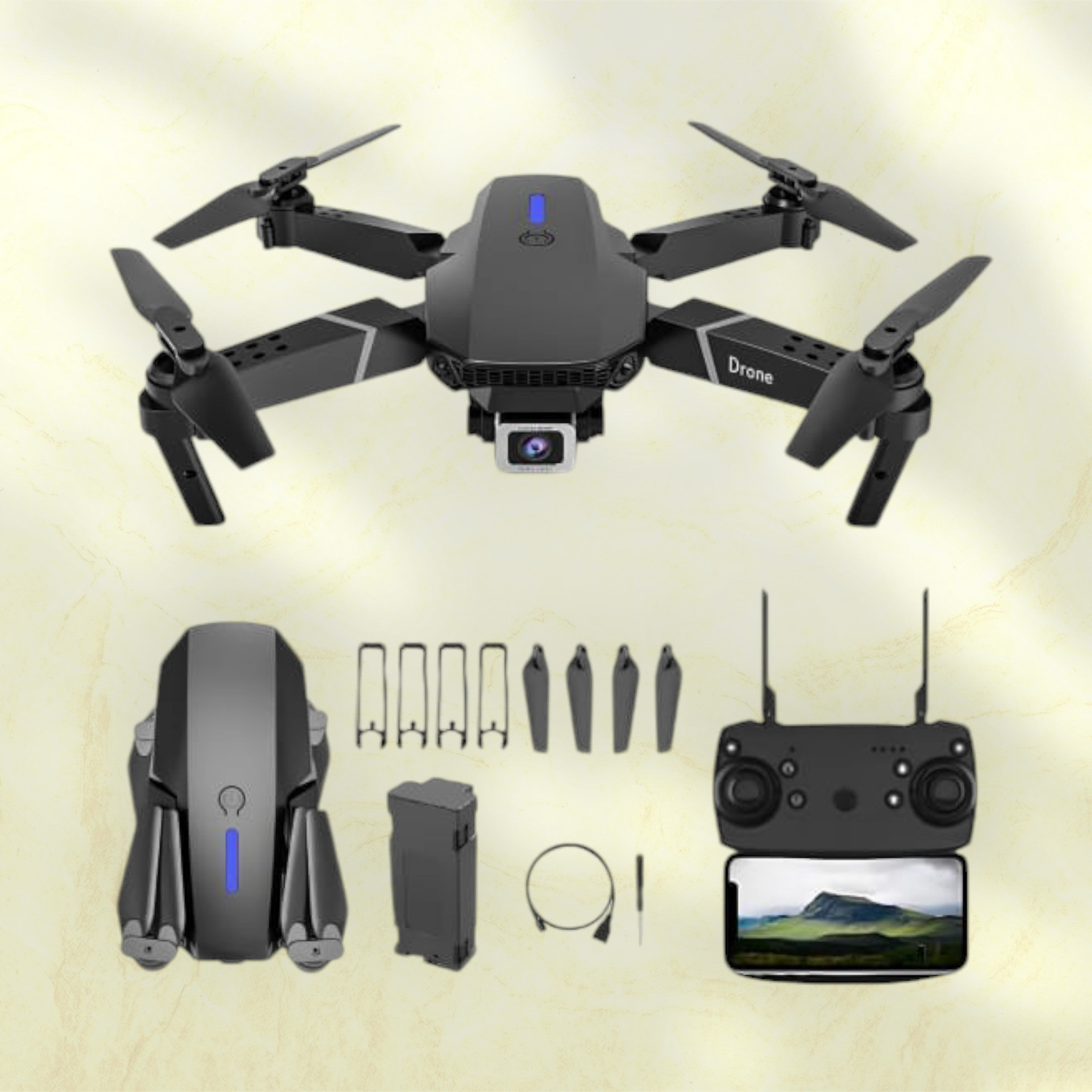 swa mi Drone Remote Control Quadcopter 360 Flip Stunt_a30 Drone image 1