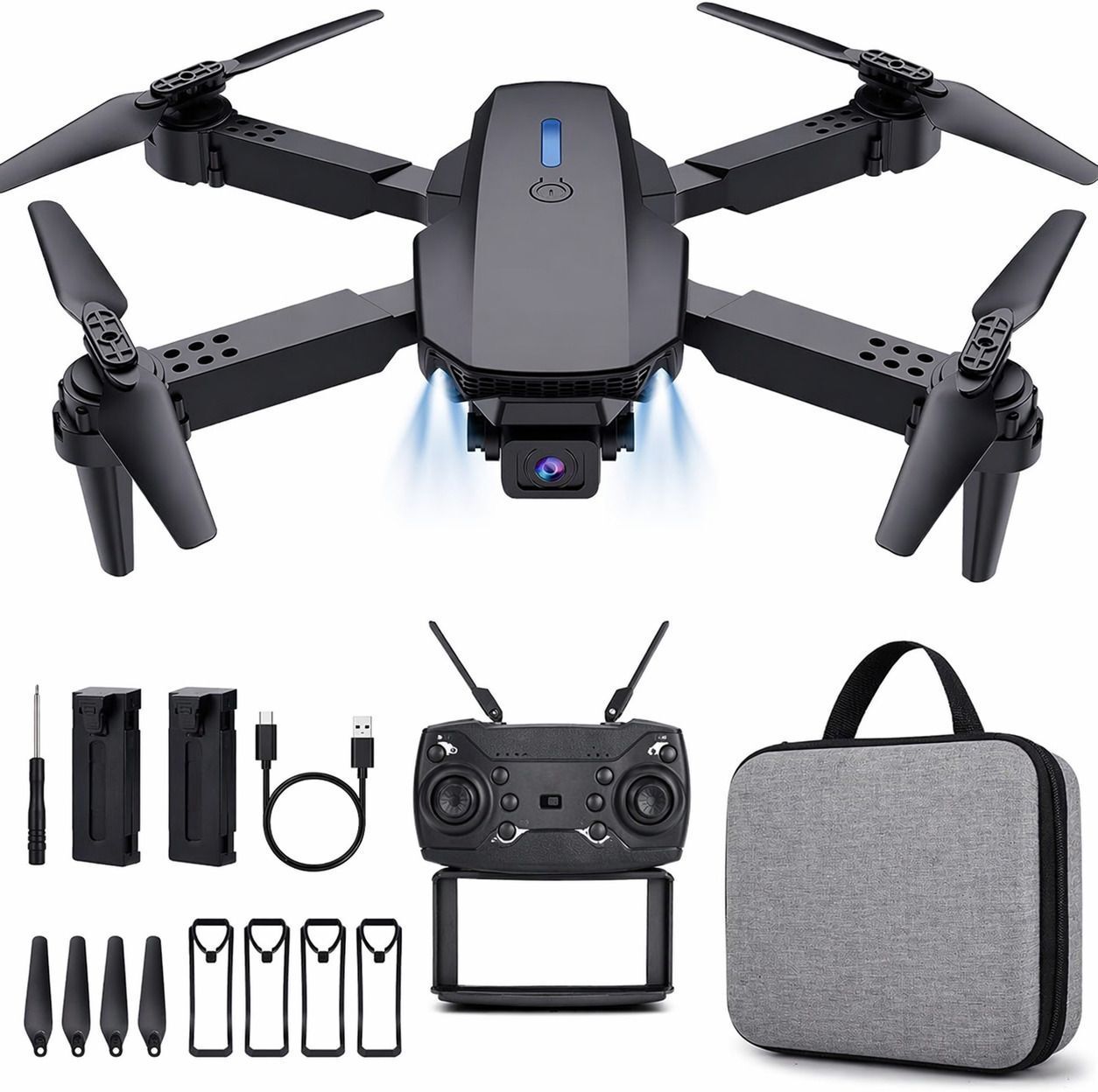 E88-01 Foldable Drone with Dual Camera Drone-image-10