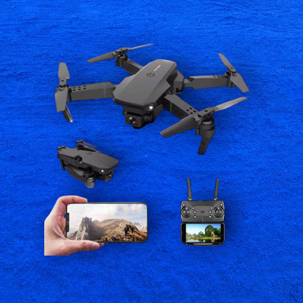 swa mi E88-New Pro Version Drone With Dual Camera Drones For Adults Drone _a12 Drone image 1