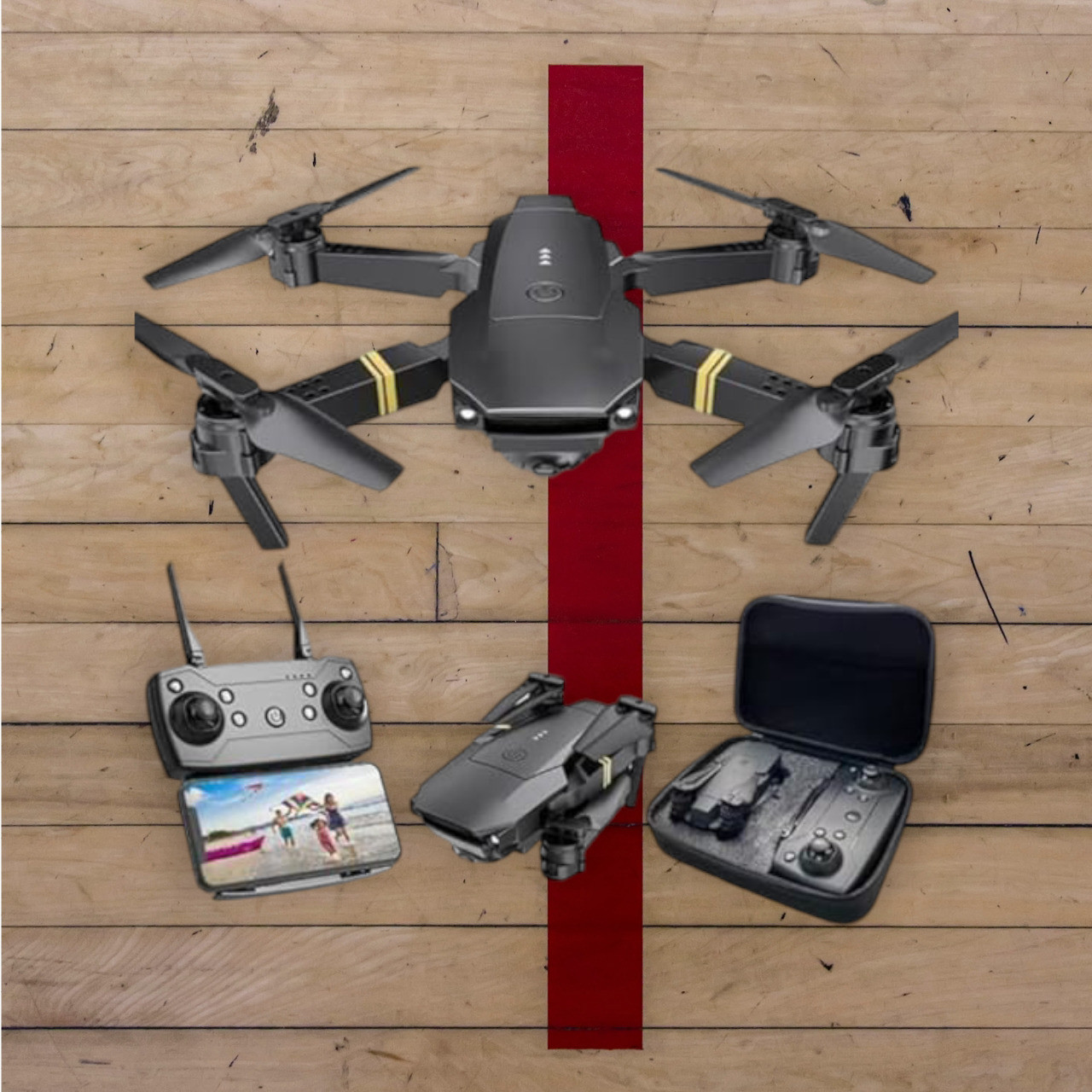 swa mi Foldable Remote Control Drone with Camera HD Wide Angle Lens_27 Drone image 1