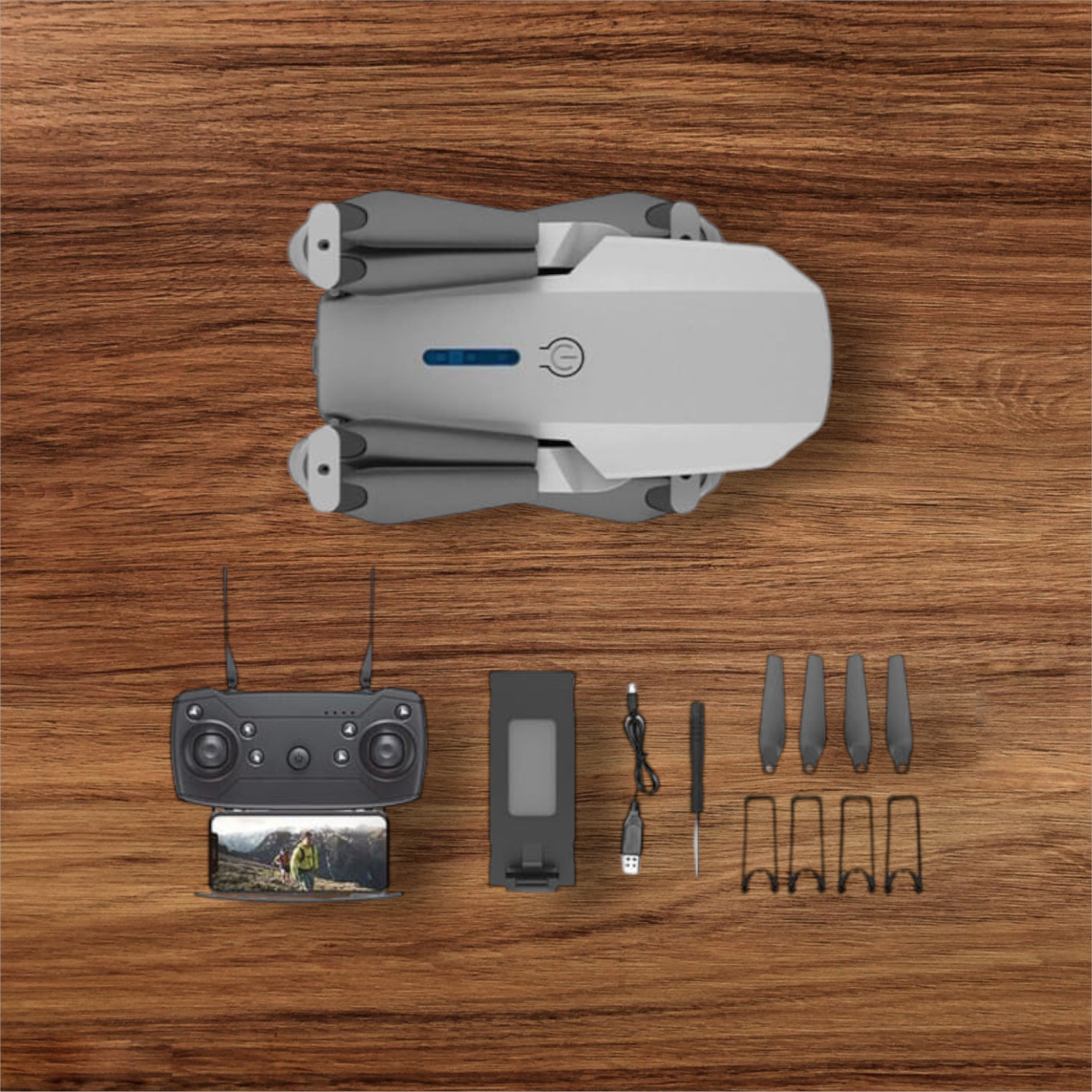 swa mi E88 4K Video Laser Obstacle Avoidance Drone Global Range Drones With HD Camera_9 Drone image 1