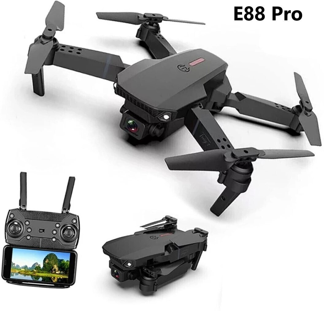 swa mi E88 Foldable Quadcopter | WiFi 480P FPV Dual Camera | Position Locking Drone1 Drone image 1