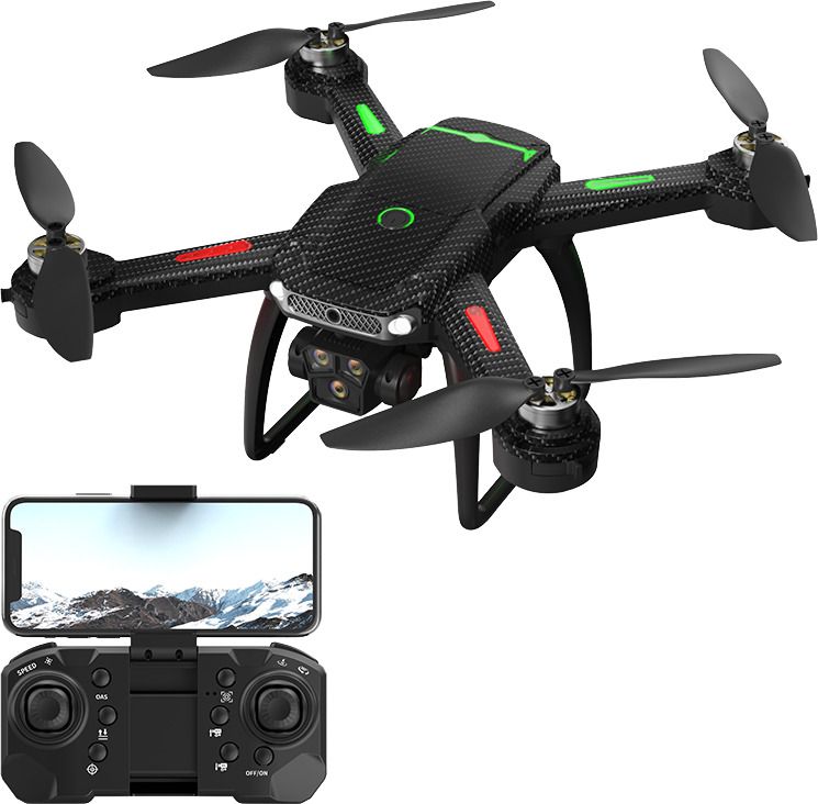 A19 Pro 4K Hovering Quadcopter Black Carbon Fiber Infrared Obstacle Avoidance Drone