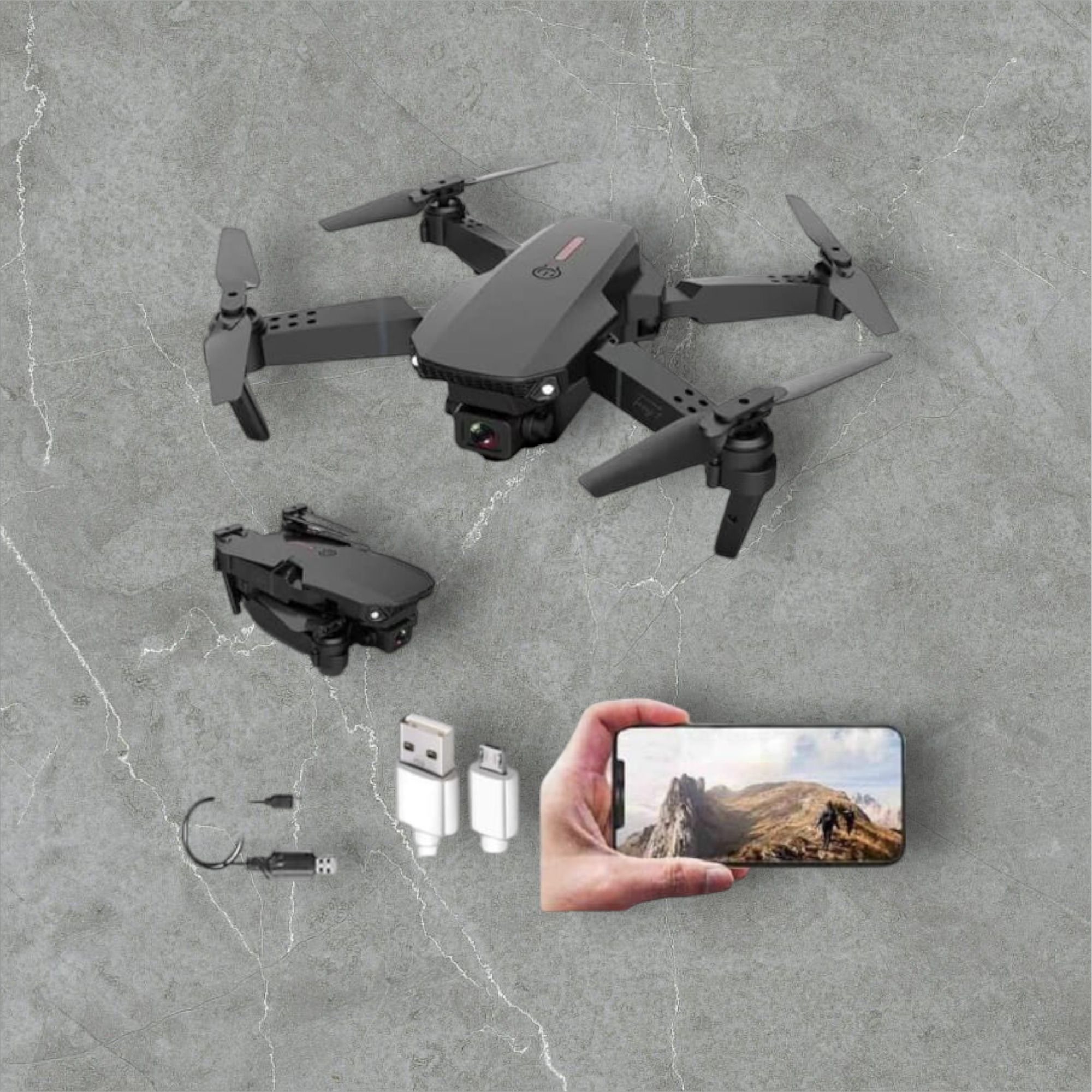 swa mi E88 PRO High Quality dronHD, Dual Camera Mini dron720p Video, Wifi Fpv Drone_4 Drone-picture-31